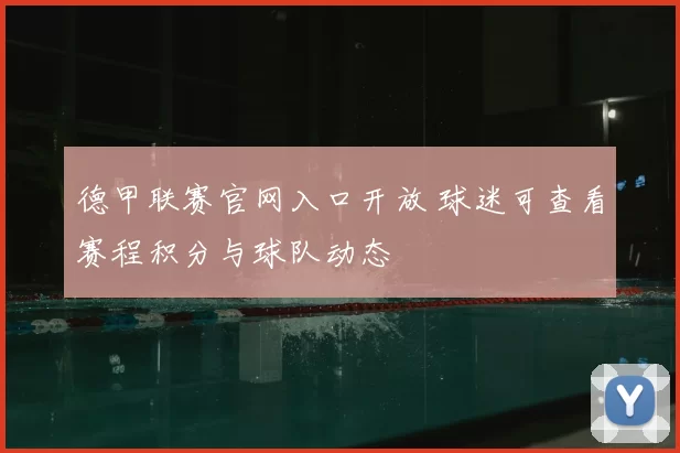 德甲联赛官网入口开放 球迷可查看赛程积分与球队动态